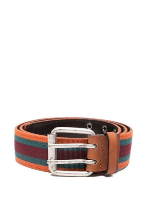 Romeo Gigli Pre-Owned 1990s striped belt - Brown