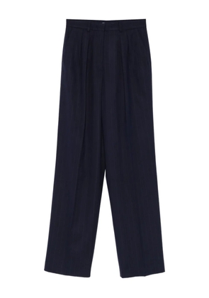 Manuel Ritz pinstriped trousers - Blue