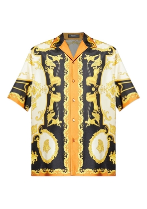 Versace Coral Theatre silk shirt - Black