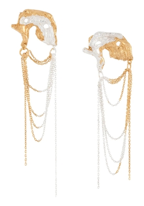 LOVENESS LEE Orion chain-drop earrings - Gold