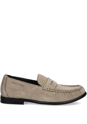 Marc O'Polo suede penny loafers - Grey