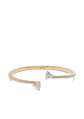 Swarovski crystal-embellished bangle - Gold