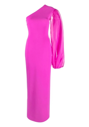 Solace London Hudson one-shoulder gown - Pink