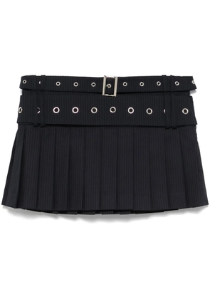 Charles Jeffrey Loverboy Belt mini skirt - Blue