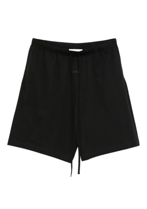 FEAR OF GOD ESSENTIALS logo patch shorts - Black
