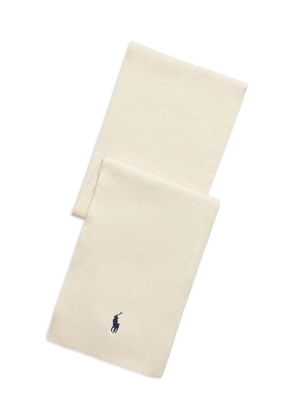Polo Ralph Lauren ribbed cotton scarf - Neutrals
