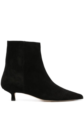 Aeyde Sofie 45mm suede boots - Black