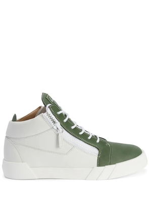 Giuseppe Zanotti high-top zip-up sneakers - White