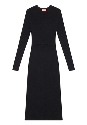 Diesel M-Pelagos cut-out detail midi dress - Black