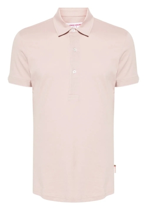 Orlebar Brown Sebastian cotton silk polo shirt - Pink