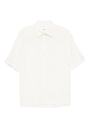 NN07 all-over motif embroidery shirt - Neutrals