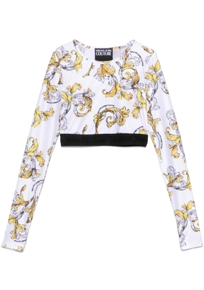 Versace Jeans Couture Barocco-print top - White