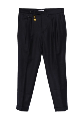 Manuel Ritz double-pleat trousers - Blue