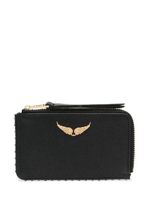 Zadig&Voltaire ZV calf-leather wallet - Black