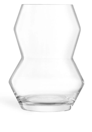 LSA International Sculpt glass vase (16cm x 12cm) - Neutrals