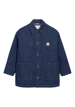 AMI Paris heritage-label denim jacket - Blue