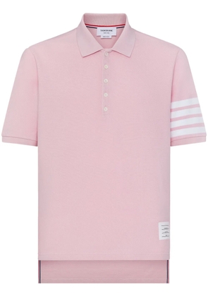 Thom Browne three-stripe polo shirt - Pink