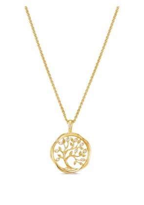 DOWER AND HALL 18kt yellow old Tree of Life Talisman diamond necklace - Gold