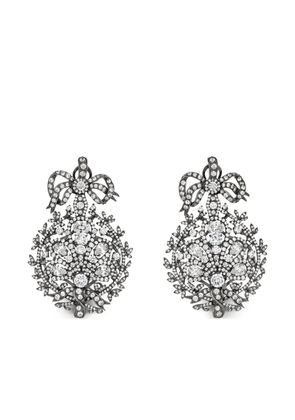 Anabela Chan 18kt black gold Mirage diamond earrings - Silver