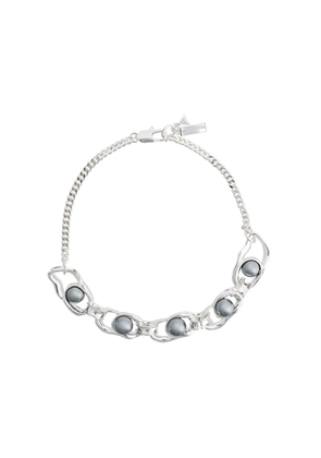 Coup De Coeur liquid pearl necklace - Silver