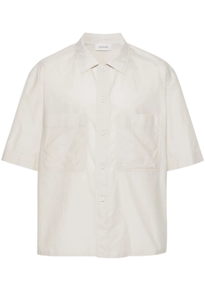 LEMAIRE spread-collar shirt - Neutrals