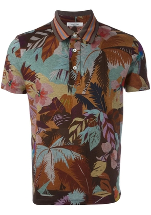 Valentino Garavani tropical print polo shirt - Multicolour