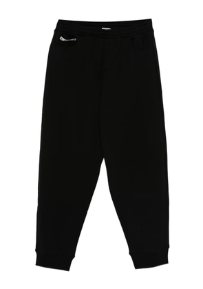Moschino zip-pocket cuffed trousers - Black