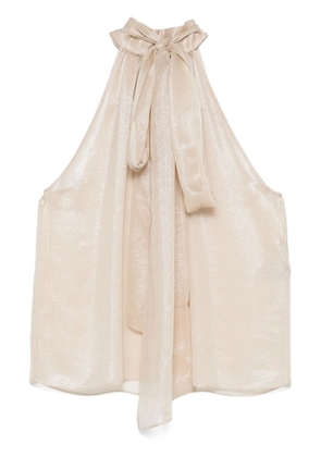 TOM FORD pussy-bow collar blouse - Neutrals