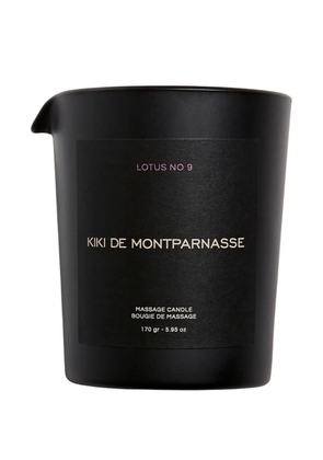 Kiki de Montparnasse Lotus N. 09 massage oil candle - Black