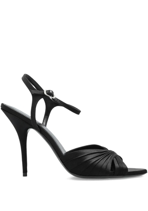 Balenciaga Plissé Dynas heeled sandals - Black
