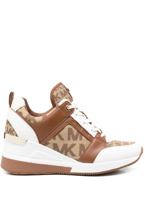 Michael Kors Georgie high-top sneakers - Brown