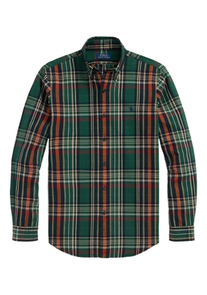 Polo Ralph Lauren plaid long-sleeved shirt - Green