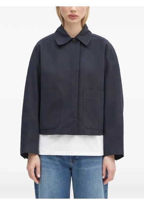 A.P.C. patch-pocket cropped jacket - Blue
