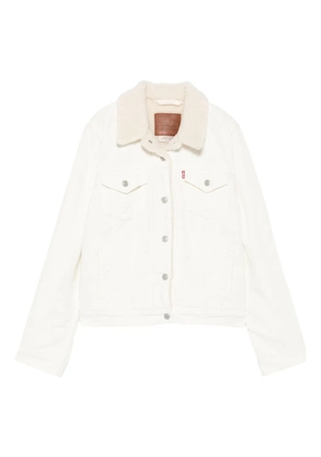 Levi's corduroy sherpa-collar jacket - White