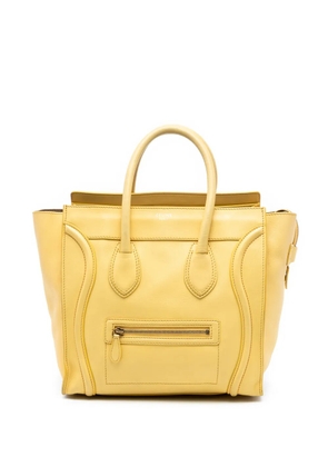 Celine Pre-Owned 2011 Mini Leather Luggage tote bag - Yellow