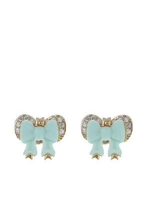 Cameo & Beyond ribbon stud earrings - Gold