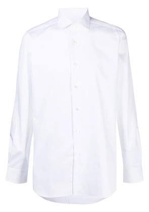 Xacus pointed collar cotton shirt - White