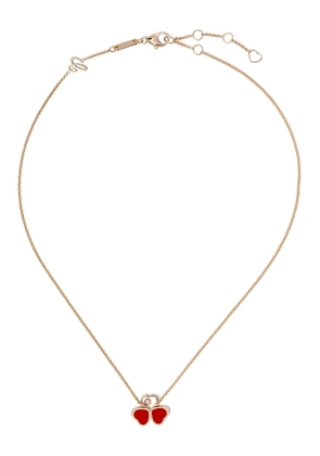 Chopard 18kt rose gold Happy Heart necklace - Pink