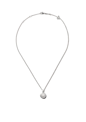 Chopard 18kt white gold Happy Diamonds Icons necklace - Silver