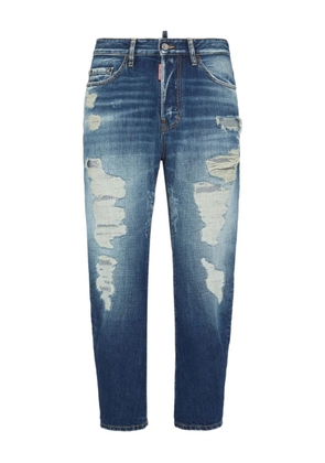 DSQUARED2 distressed tapered jeans - Blue