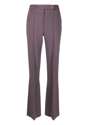 Elisabetta Franchi seam-detail tailored trousers - Purple