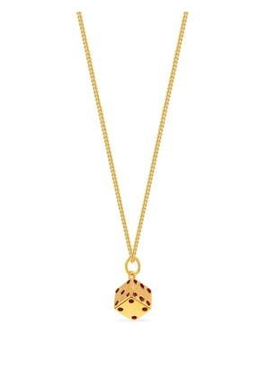 True Rocks Dice necklace - Gold