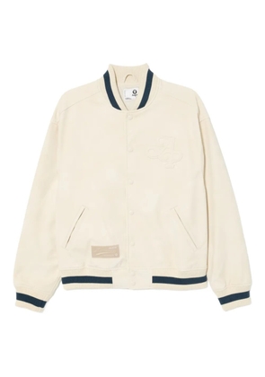 AAPE BY *A BATHING APE® logo-embossed jacket - Neutrals