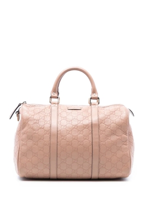 Gucci Pre-Owned 2016-2025 Medium Guccissima Joy boston bag - Pink