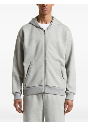 Peserico zip-up hooded sweatshirt - Grey