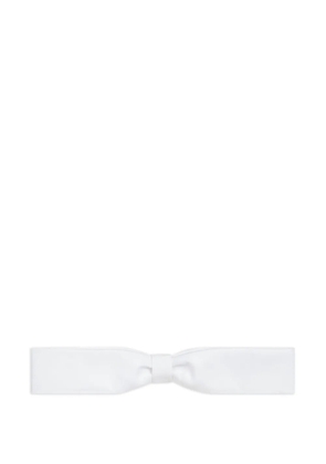 Nina Ricci cotton bow tie - White