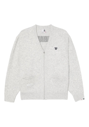 AAPE BY *A BATHING APE® Moonface cardigan - Grey