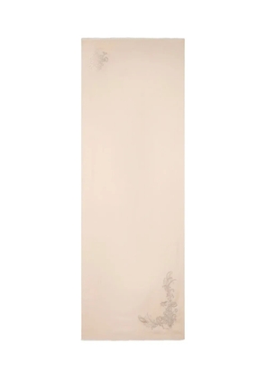 ETRO paisley-embroidered scarf - Neutrals