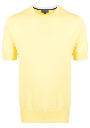 N.Peal ribbed-knit crew neck sweatshirt - Yellow