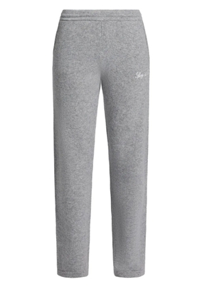 Sporty & Rich logo-embroidered track pants - Grey